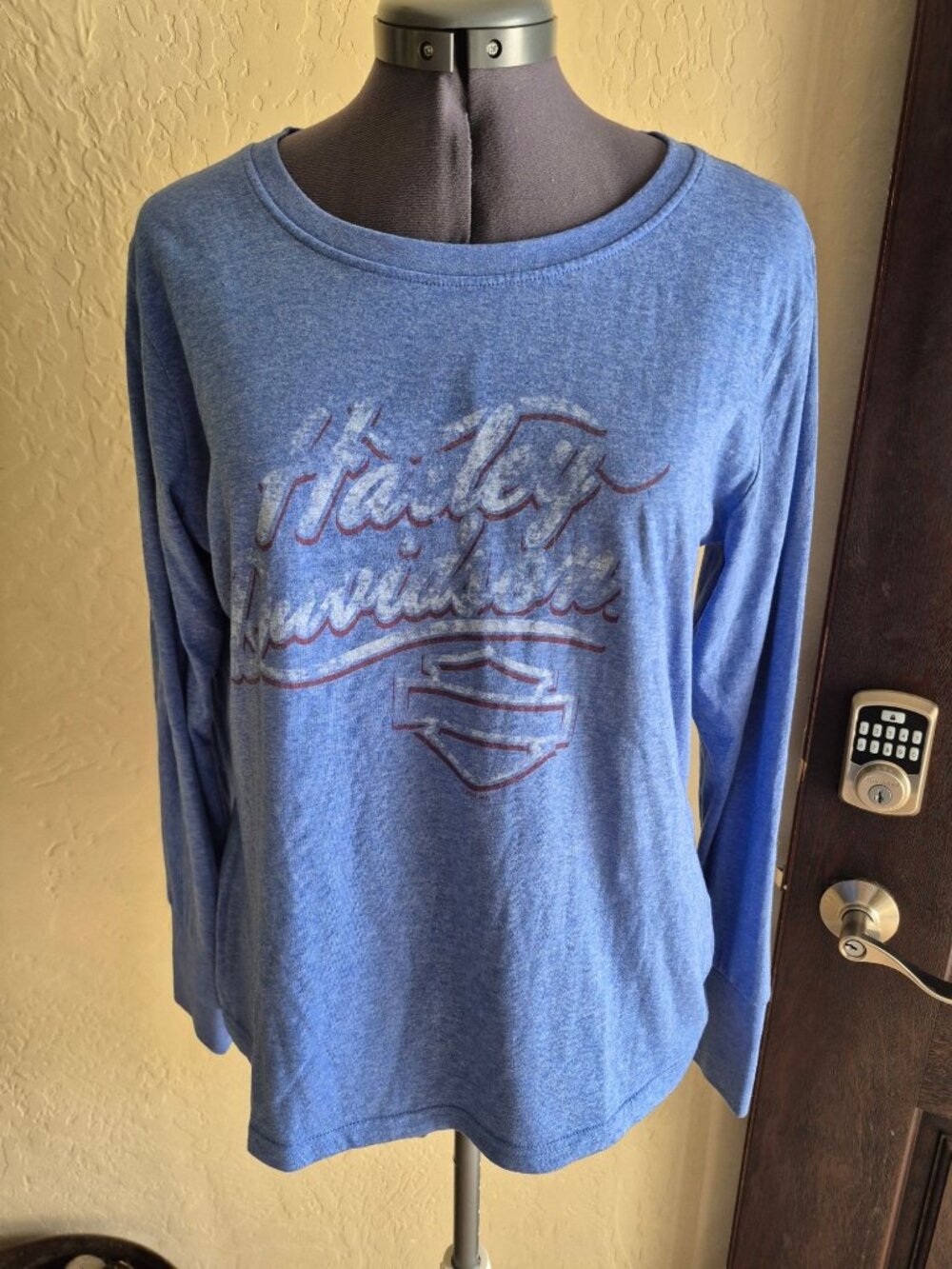 Harley-Davidson Blue Beartooth PassLong-Sleeve Shirt size  L